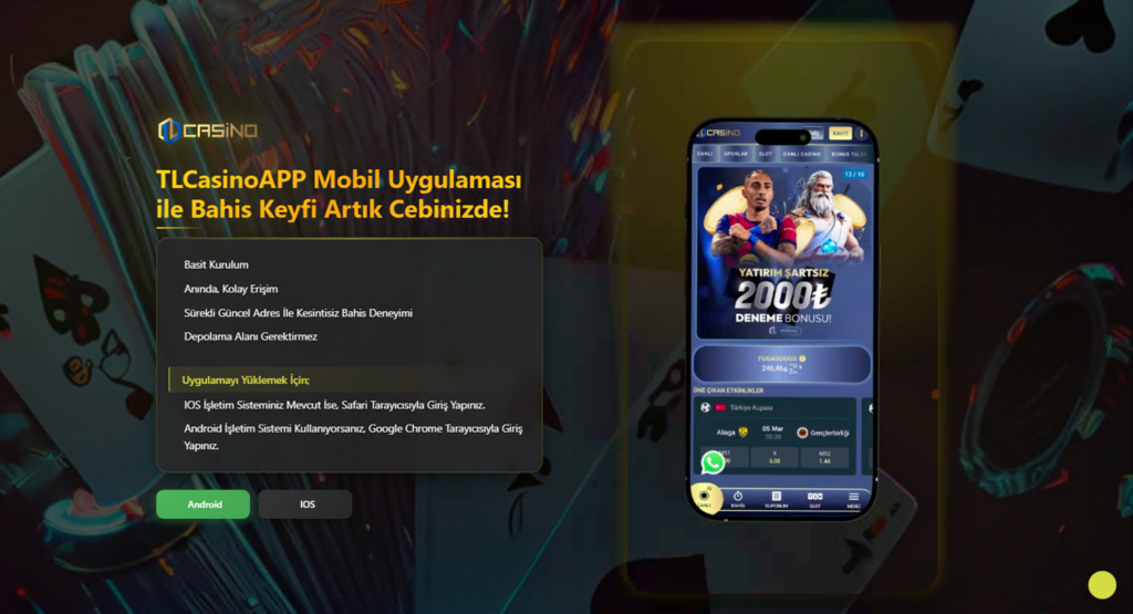 TLCasino Mobil Uygulama